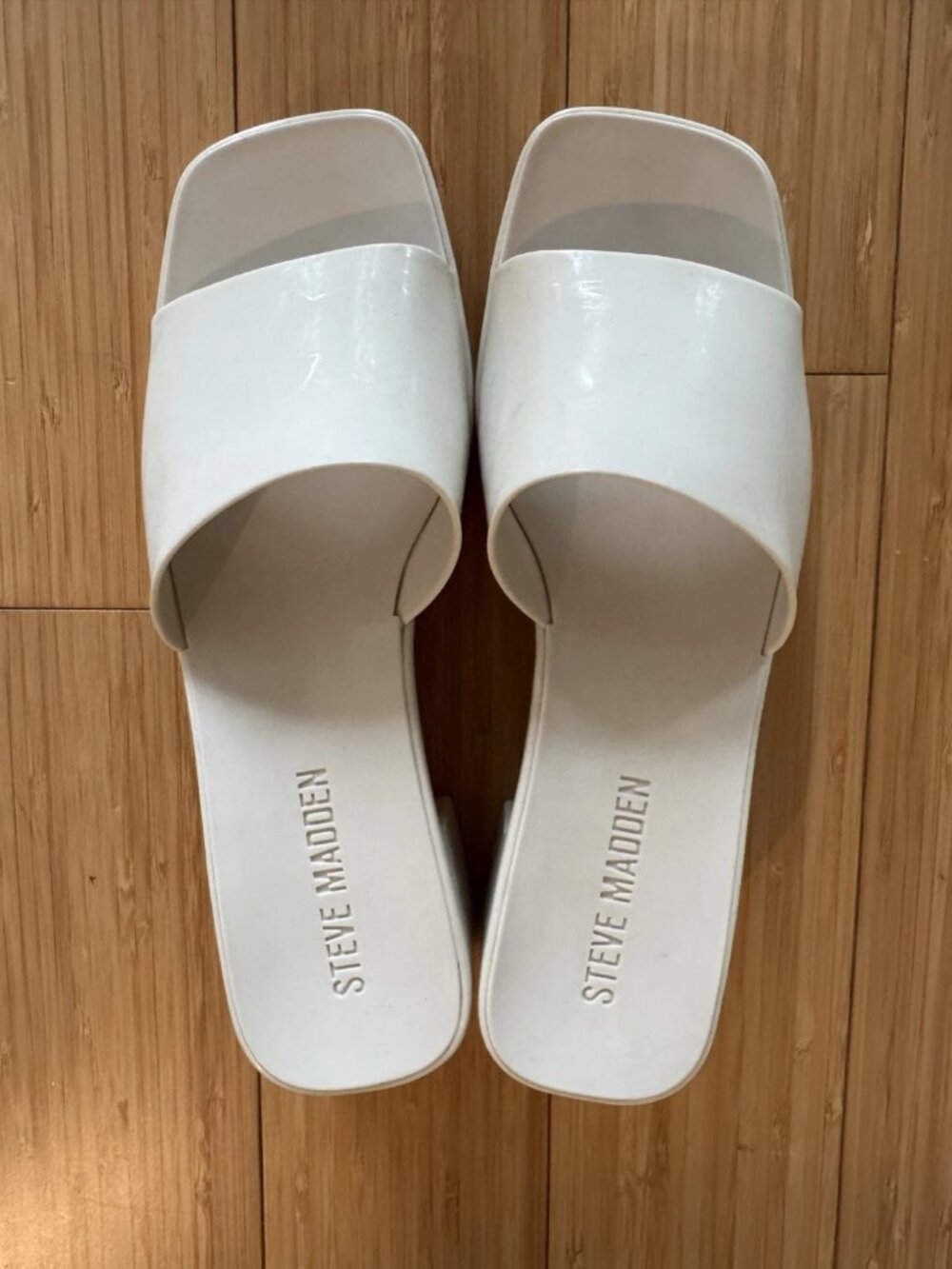 Steve Madden Harlin Strappy Sandals Bone Size 8